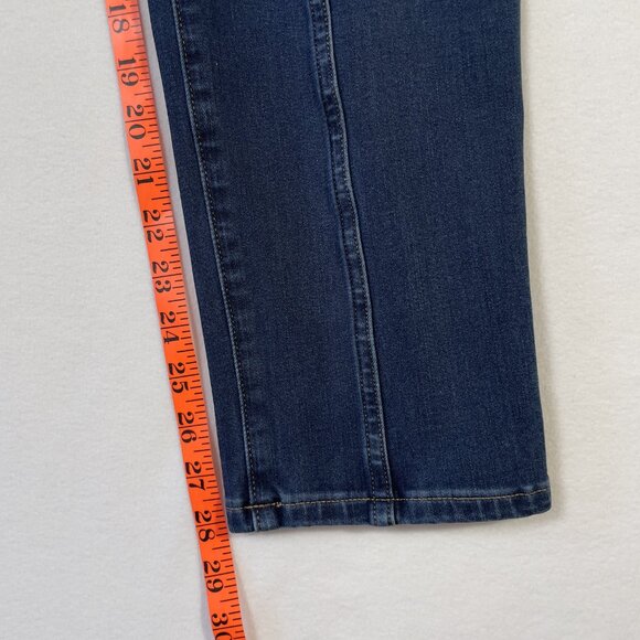 Duluth Trading Jean-etics High Rise Slim Leg Front Seam Size 10P - Picture 10 of 14